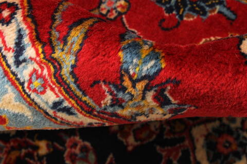 Yazd Red Hand Knotted 118 X 159  Area Rug 250-30477 Image 5