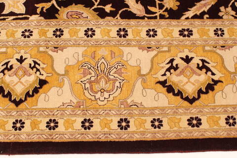 Agra Beige Hand Knotted 1311 X 1810  Area Rug 250-30481 Image 2