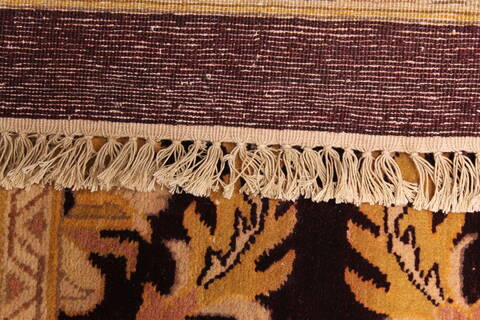 Agra Beige Hand Knotted 1311 X 1810  Area Rug 250-30481 Image 4