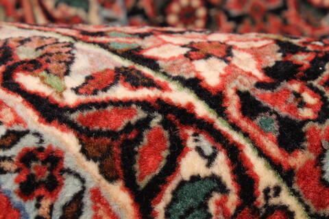 Bidjar Beige Hand Knotted 100 X 135  Area Rug 250-30482 Image 6
