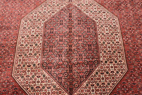 Bidjar Beige Hand Knotted 100 X 135  Area Rug 250-30482 Image 8