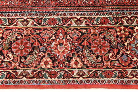 Bidjar Beige Hand Knotted 100 X 135  Area Rug 250-30482 Image 9