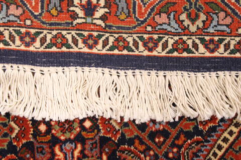 Bidjar Beige Hand Knotted 100 X 122  Area Rug 250-30488 Image 3