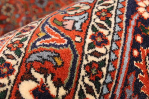 Bidjar Beige Hand Knotted 100 X 122  Area Rug 250-30488 Image 9