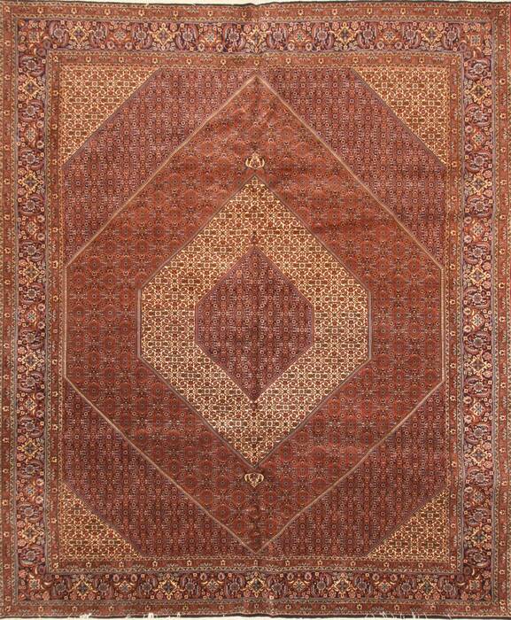 Bidjar Beige Hand Knotted 100 X 122  Area Rug 250-30488 Image 0
