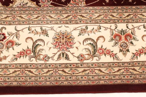 Tabriz Beige Hand Knotted 120 X 150  Area Rug 250-30489 Image 2