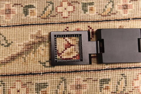 Tabriz Beige Hand Knotted 120 X 150  Area Rug 250-30489 Image 6