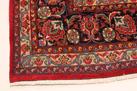 Khorasan Red Square Hand Knotted 118 X 131  Area Rug 250-30496 Image 12