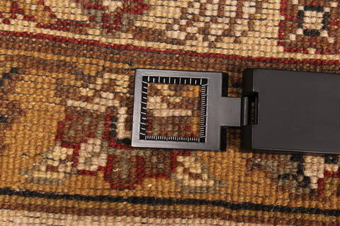 Agra Beige Square Hand Knotted 120 X 120  Area Rug 250-30508 Image 11