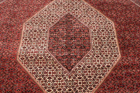 Bidjar Beige Hand Knotted 113 X 128  Area Rug 250-30510 Image 12