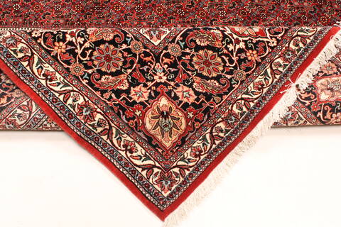Bidjar Beige Hand Knotted 113 X 128  Area Rug 250-30510 Image 6