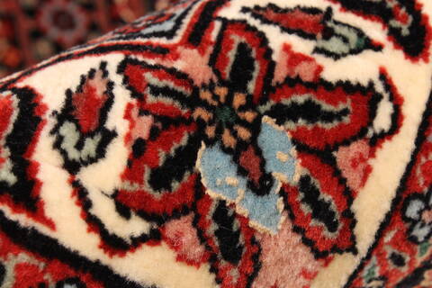 Bidjar Beige Hand Knotted 113 X 128  Area Rug 250-30510 Image 8