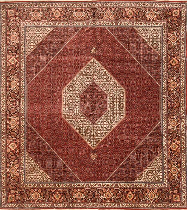 Bidjar Beige Hand Knotted 113 X 128  Area Rug 250-30510 Image 0