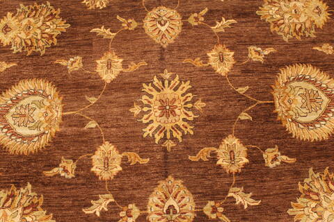 Ghazni Beige Square Hand Knotted 120 X 120  Area Rug 250-30512 Image 1