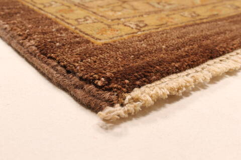 Ghazni Beige Square Hand Knotted 120 X 120  Area Rug 250-30512 Image 3