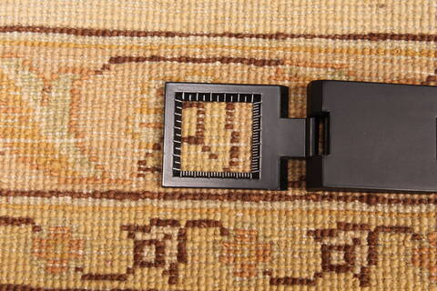 Ghazni Beige Square Hand Knotted 120 X 120  Area Rug 250-30512 Image 5