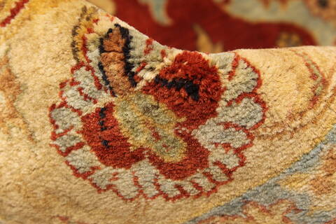 Haji Jalili Beige Hand Knotted 130 X 203  Area Rug 250-30524 Image 1