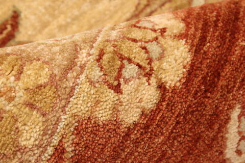 Ziegler Beige Hand Knotted 100 X 1510  Area Rug 250-30528 Image 10