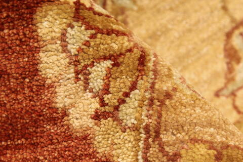 Ziegler Beige Hand Knotted 100 X 1510  Area Rug 250-30528 Image 11