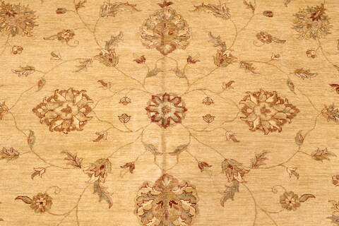 Ziegler Beige Hand Knotted 100 X 1510  Area Rug 250-30528 Image 1