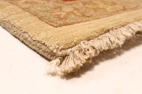 Ziegler Beige Hand Knotted 100 X 1510  Area Rug 250-30528 Image 4