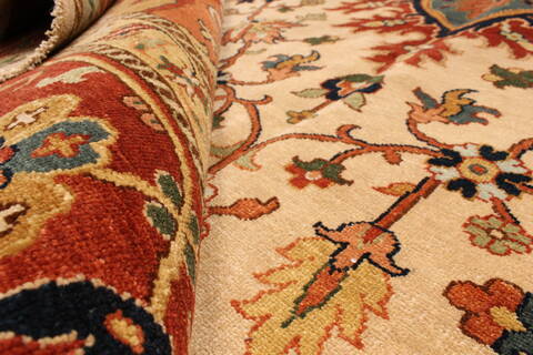 Serapi Beige Hand Knotted 910 X 1911  Area Rug 250-30534 Image 1