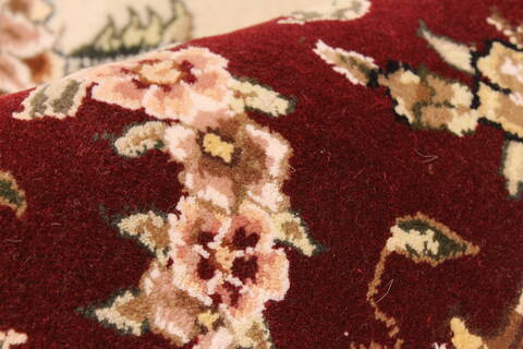 Tabriz Beige Hand Knotted 120 X 150  Area Rug 250-30537 Image 12