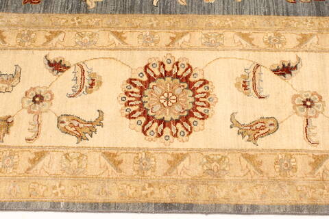 Ziegler Beige Hand Knotted 1110 X 183  Area Rug 250-30545 Image 1