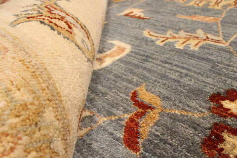 Ziegler Beige Hand Knotted 1110 X 183  Area Rug 250-30545 Image 8