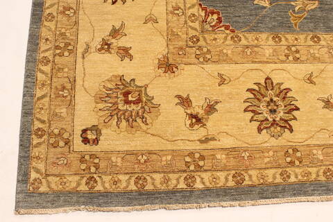 Ziegler Beige Hand Knotted 142 X 182  Area Rug 250-30553 Image 11