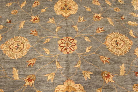Ziegler Beige Hand Knotted 142 X 182  Area Rug 250-30553 Image 12