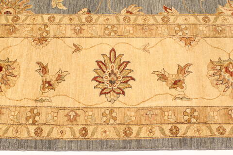 Ziegler Beige Hand Knotted 142 X 182  Area Rug 250-30553 Image 1