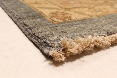 Ziegler Beige Hand Knotted 142 X 182  Area Rug 250-30553 Image 2