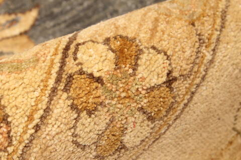 Ziegler Beige Hand Knotted 142 X 182  Area Rug 250-30553 Image 8