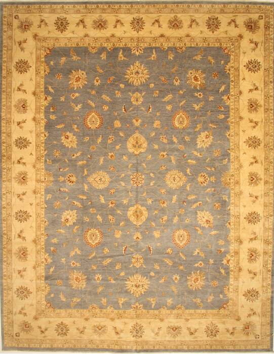 Ziegler Beige Hand Knotted 142 X 182  Area Rug 250-30553 Image 0