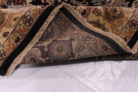 Jaipur Black Hand Knotted 86 X 116  Area Rug 301-30555 Image 7
