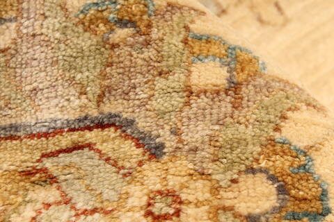 Ziegler Beige Hand Knotted 121 X 181  Area Rug 250-30559 Image 10