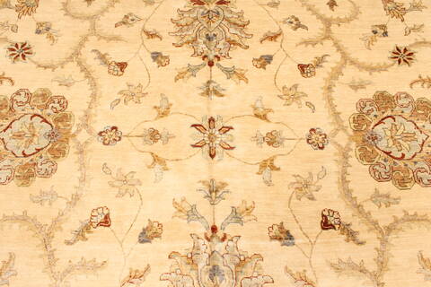 Ziegler Beige Hand Knotted 121 X 181  Area Rug 250-30559 Image 14