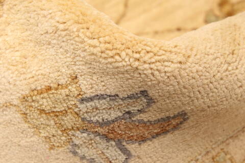 Ziegler Beige Hand Knotted 121 X 181  Area Rug 250-30559 Image 8