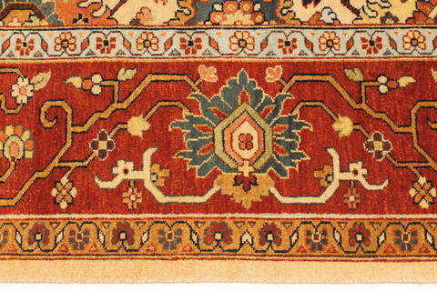 Serapi Beige Hand Knotted 80 X 1510  Area Rug 250-30560 Image 1