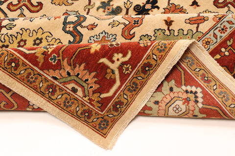 Serapi Beige Hand Knotted 80 X 1510  Area Rug 250-30560 Image 7