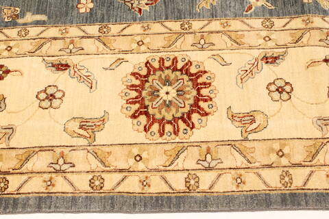 Ziegler Beige Hand Knotted 130 X 203  Area Rug 250-30577 Image 1