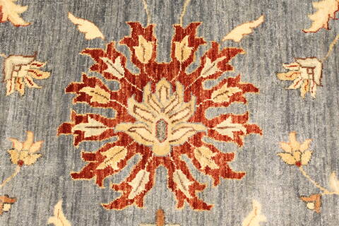 Ziegler Beige Hand Knotted 130 X 203  Area Rug 250-30577 Image 2