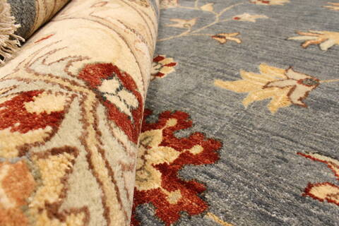 Ziegler Beige Hand Knotted 130 X 203  Area Rug 250-30577 Image 7