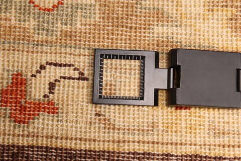 Pishavar Brown Hand Knotted 1111 X 1410  Area Rug 250-30601 Image 3