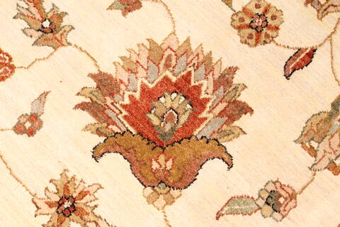 Ziegler Beige Square Hand Knotted 122 X 126  Area Rug 250-30604 Image 1