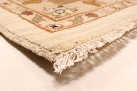 Ziegler Beige Square Hand Knotted 122 X 126  Area Rug 250-30604 Image 3