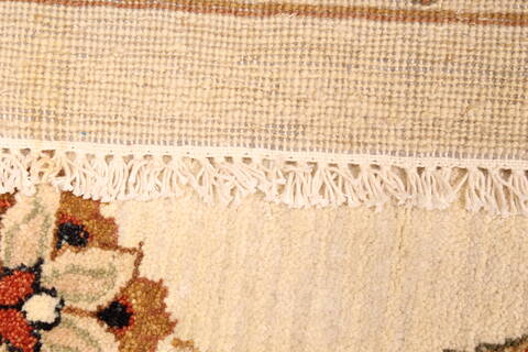 Ziegler Beige Square Hand Knotted 122 X 126  Area Rug 250-30604 Image 4