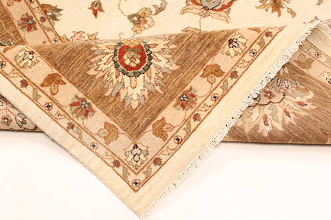 Ziegler Beige Square Hand Knotted 122 X 126  Area Rug 250-30604 Image 6