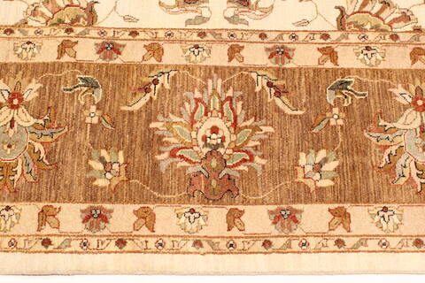 Ziegler Beige Square Hand Knotted 122 X 126  Area Rug 250-30604 Image 9